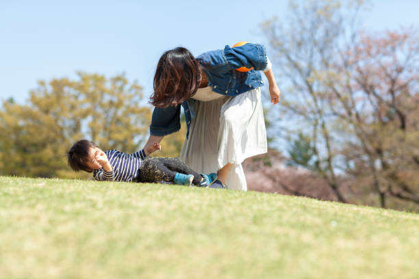 istock Child and mother enjoying spring 958469122