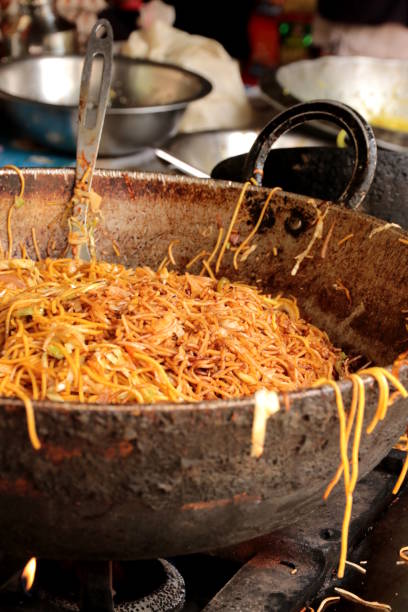 istock Asian Chow Mein Noodles, Nepal 958473250