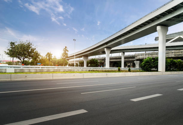 istock Circular overpass and modern urban architecture in Chongqing, China 958475876