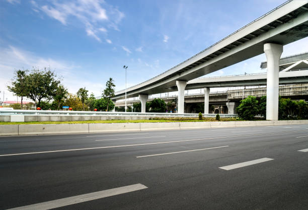 istock Circular overpass and modern urban architecture in Chongqing, China 958476138