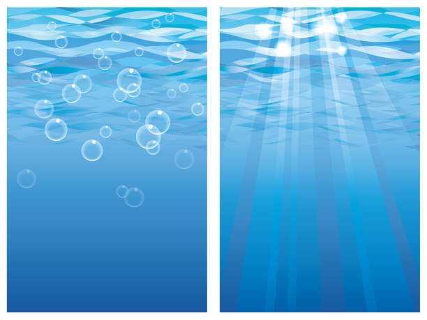 ilustrações, clipart, desenhos animados e ícones de ilustrações de fundo debaixo d'água. - bubble swimming pool water underwater