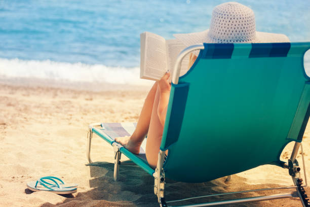 istock Young Woman Relaxing At The Beach 958479684