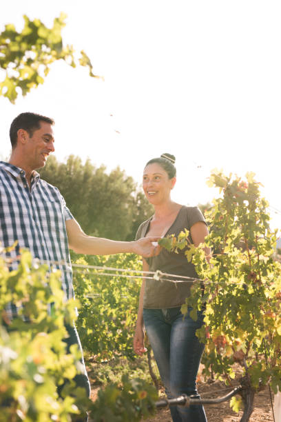 istock A woman looking at a man and smiling 958481138