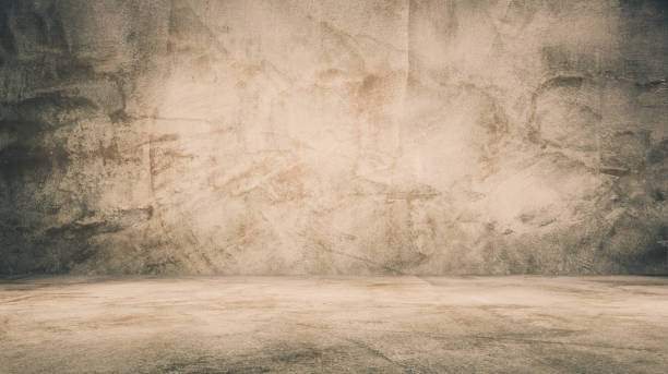 istock cement floor and wall backgrounds, dark room, interior. 958483538