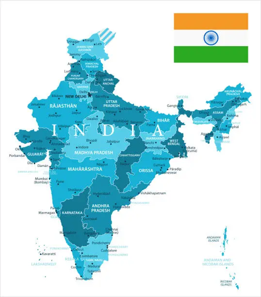 Vector illustration of 31 - India - Murena Spot Isolated 10