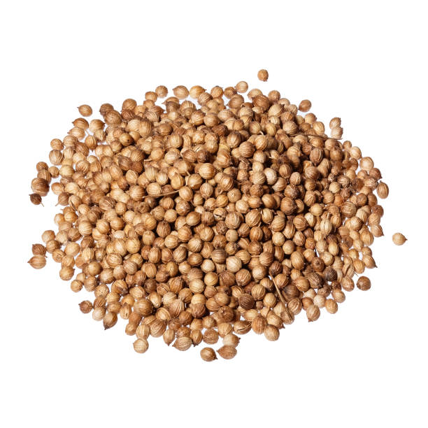 istock Coriander seeds isolated on white background 958493852