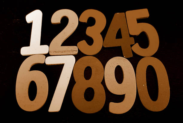 istock Background of numbers. from zero to nine. Background with numbers. Numbers texture 958504350