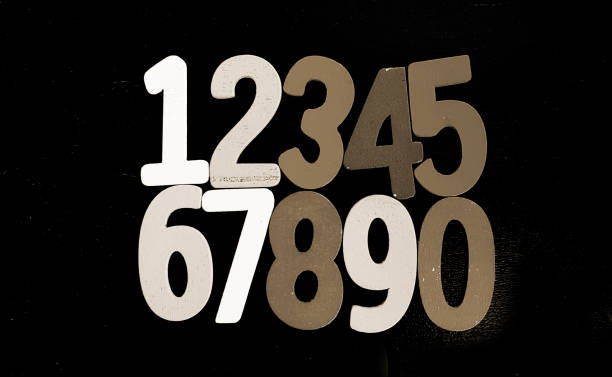 istock Background of numbers. from zero to nine. Background with numbers. Numbers texture 958504352