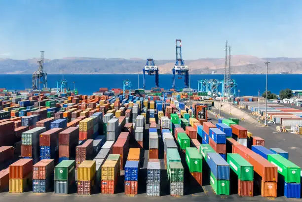 Photo of Port of Aqaba with containers