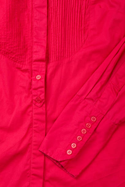 istock Close up female elegant red shirt. 958530624