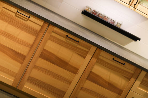istock Wooden cabinets for residential home 958530914
