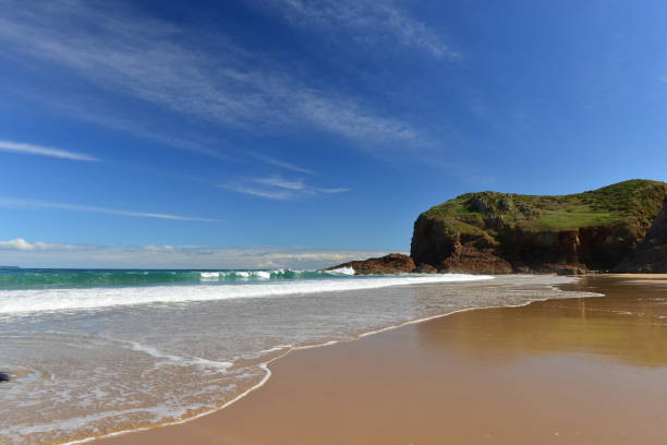 plemont beach, maillot, u. k. - jersey uk nature landscape photos et images de collection