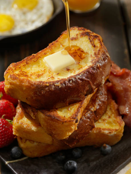 istock Brioche French Toast with Bacon and Eggs 958539018