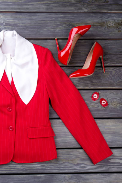 istock Flat lay female elagant clothes. 958539362