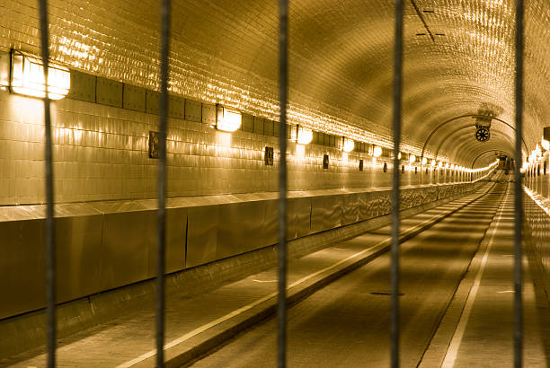 istock Closed tunnel in Hamburg, Germany 95854340