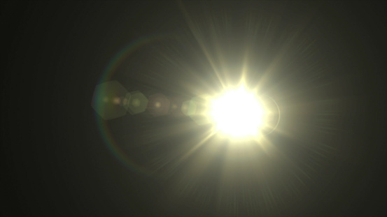 Star Shape, Glitter, Lens Flare, Sunlight, Light - Natural Phenomenon