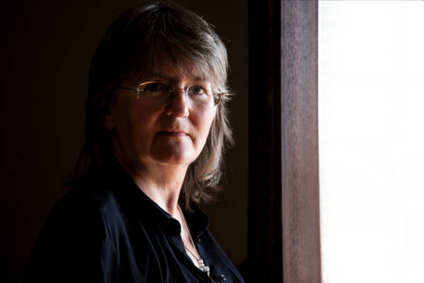 istock Senior woman serious portrait 958546502