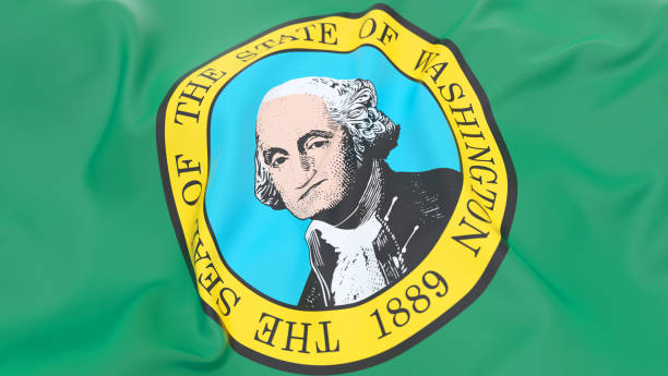 istock Flag of Washington 958546528