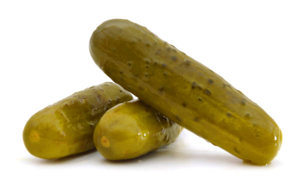 istock Pickles cucumber isolated on white background 958549988
