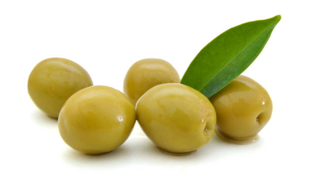 istock heap of olive on white 958550484