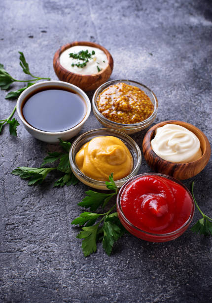 istock Set of different sauces and spices 958552478