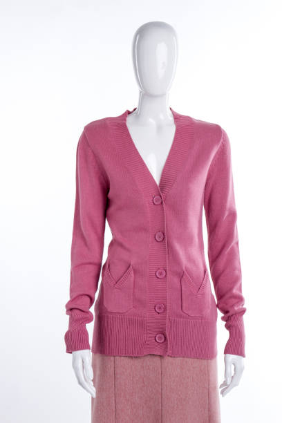 istock Female pink sweater with pockets. 958568848