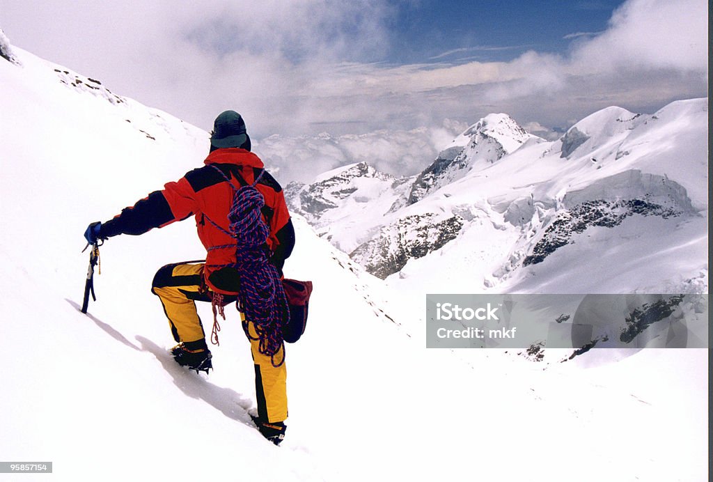 Wspinaczka górska w Alpach Francuskich - Zbiór zdjęć royalty-free (Alpinizm)