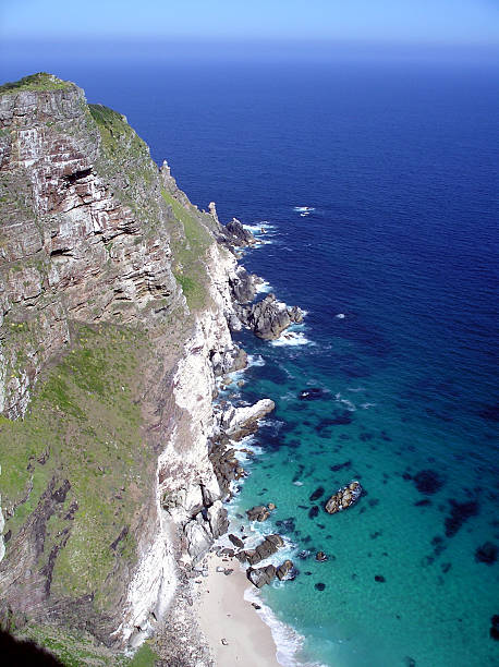 Beautiful coastline - Cape of good hope in South Africa stock photo