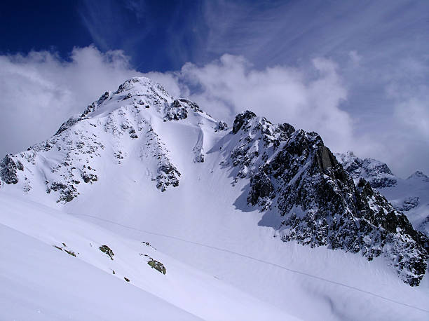 Mountaineering stock photo