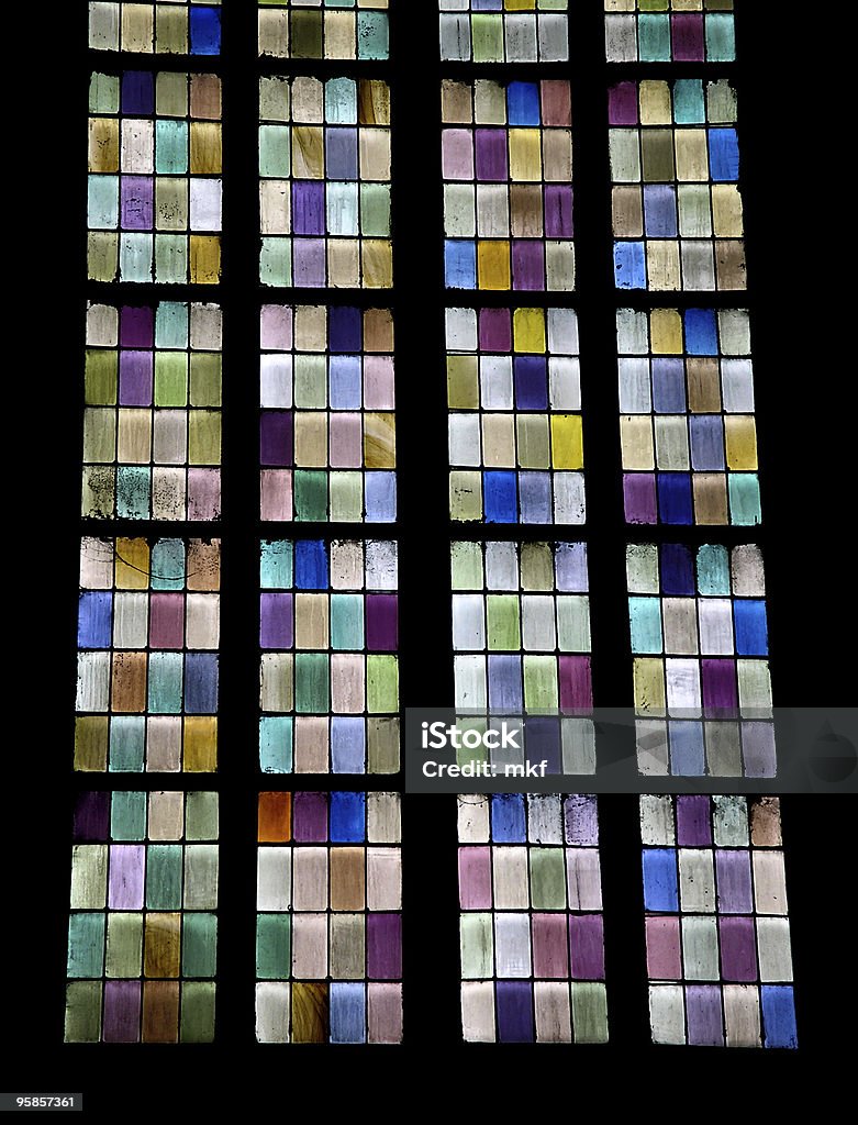 색상화 유리컵 창 만들진 교회 2 - 로열티 프리 갈색 스톡 사진