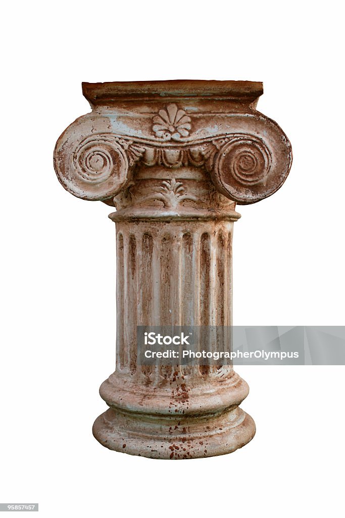 Greco colonna short - Foto stock royalty-free di Colonna architettonica