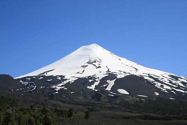 Volcan Llaina in Chile stock photo