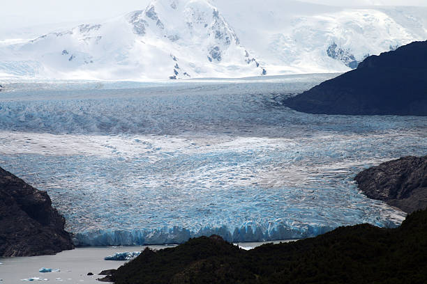 Glacier Grey in Chilean Patagonia stock photo