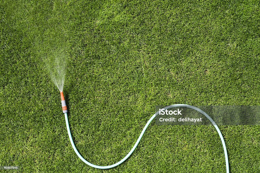 garden hose  Yard - Grounds Stock Photo
