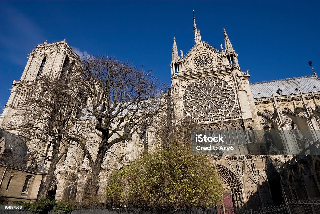 Notre Dame de Paris, Francia - Foto stock royalty-free di Ambientazione esterna