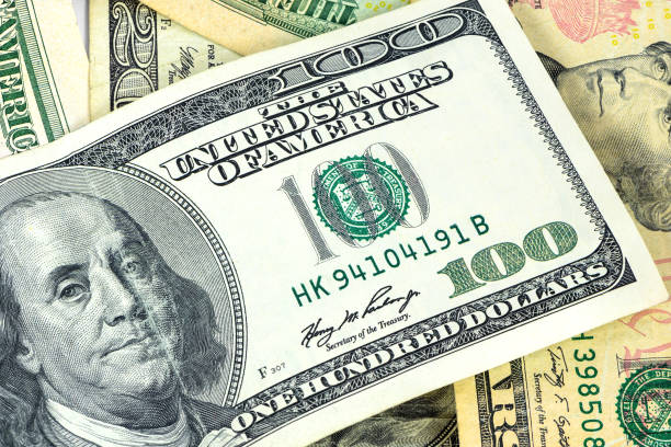 istock Closeup of 100 dollar banknote 958584446
