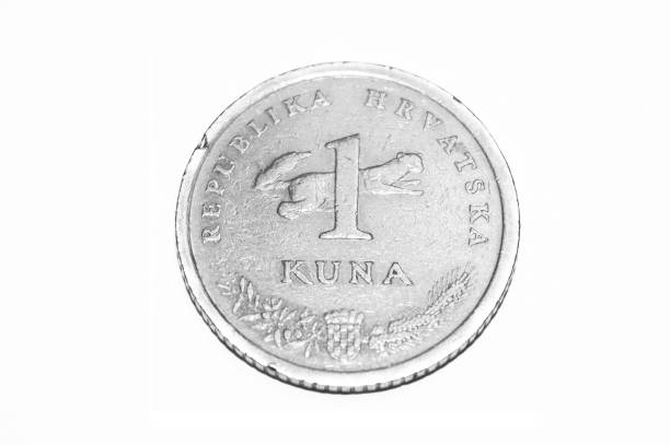 istock One croatian Kuna coin 958587702