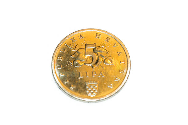 istock 5 croatian lipa coin  isolated on white background 958588910