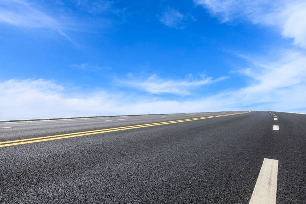 istock new asphalt road and sky clouds 958600546