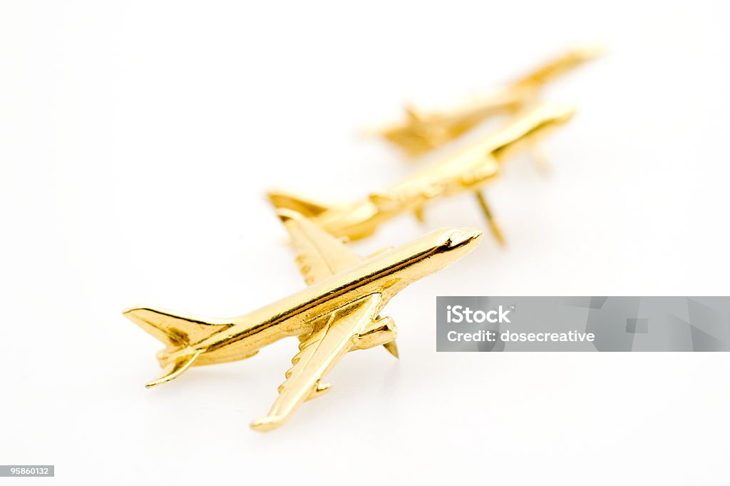 Golden Aeronaves - Royalty-free Asa de aeronave Foto de stock