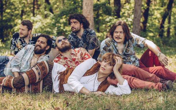 istock Hippie friends relaxing 958603586