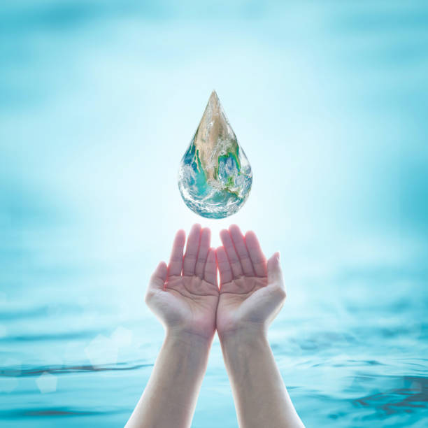 istock World environmental protection and saving water conceptual idea. Element of this image furnished by NASA 958607234