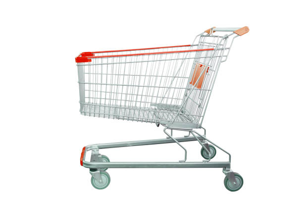 istock shopping cart isolated on white background 958607716