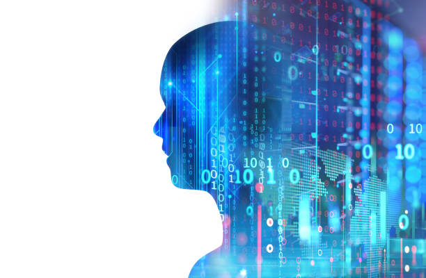 istock silhouette of virtual human on abstract technology 3d illustration 958626192