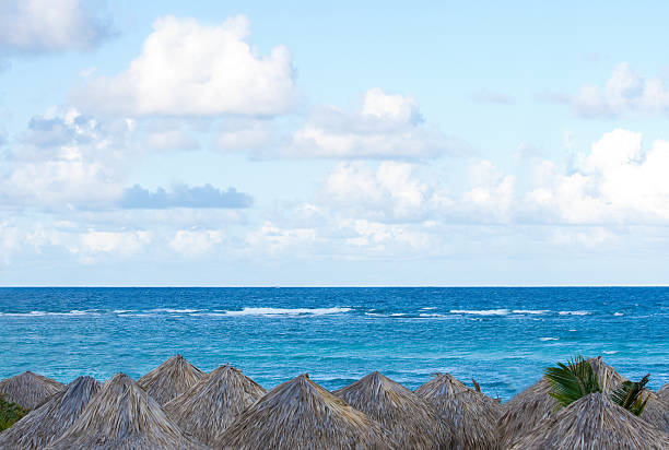 istock Gazebos and the ocean 95863420
