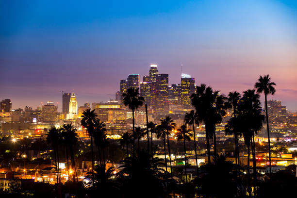 istock Downtown Los Angeles Skyline at Sunset 958637890