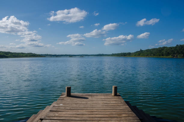 istock Wooden Pier at Punta Lagunas, Coba 958637982