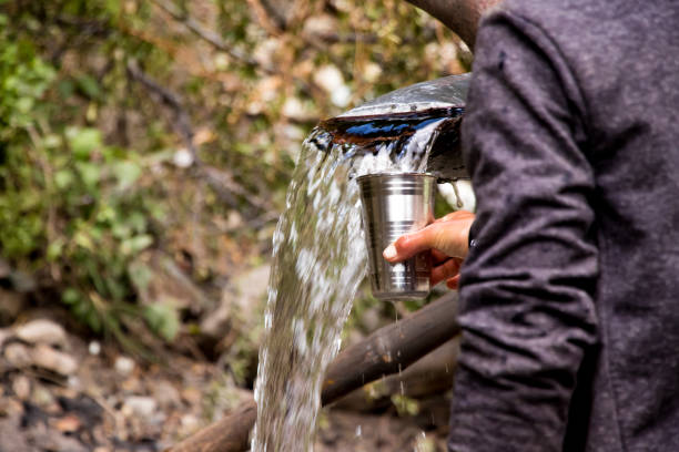 istock Image of flowing water with different concepts like save water drinking water a 958644192