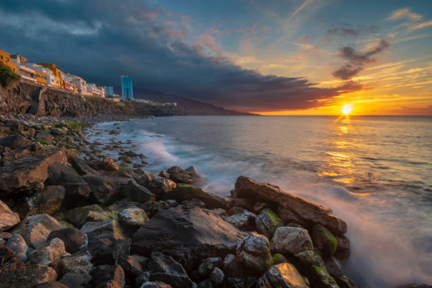 istock sunset over the ocean, Tenerife 958646934