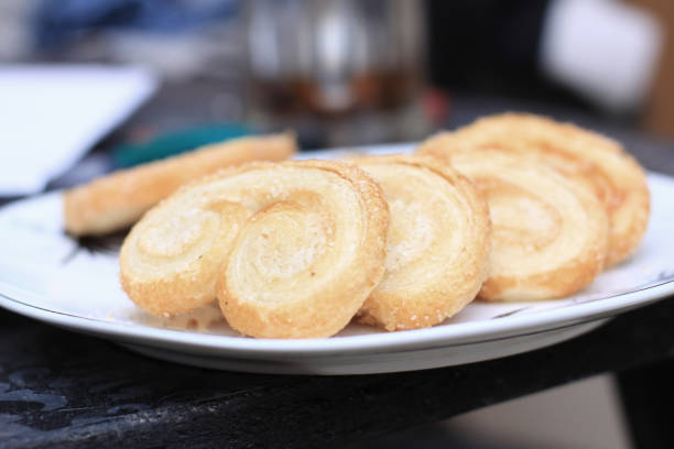istock close up. delicious homemade cookies on blurred background 958648054